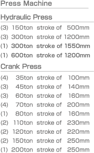 Press Machine  Hydraulic Press  Crank Press