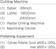 Cutting Machine  Polishing Equipment